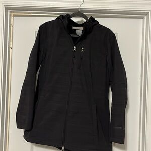 Black water resistant jacket